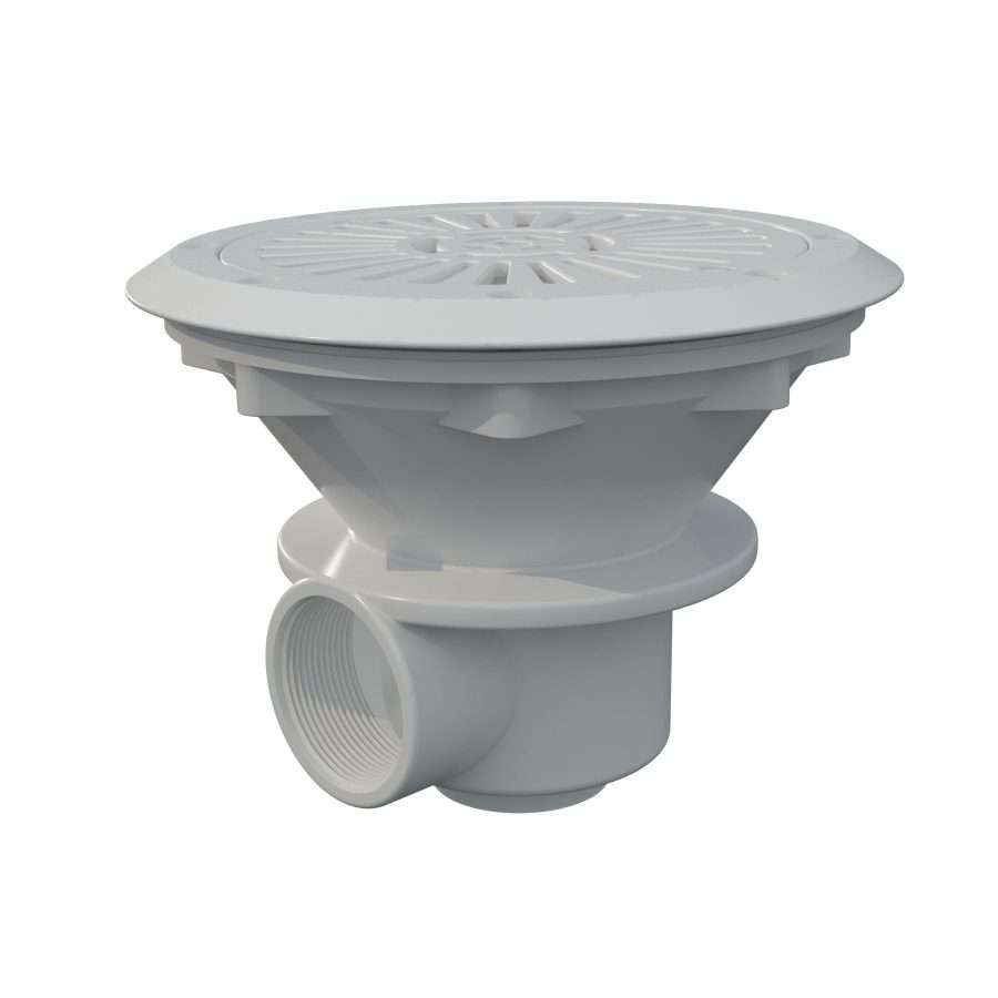 Sumidero ø 210 mm con rejilla ABS