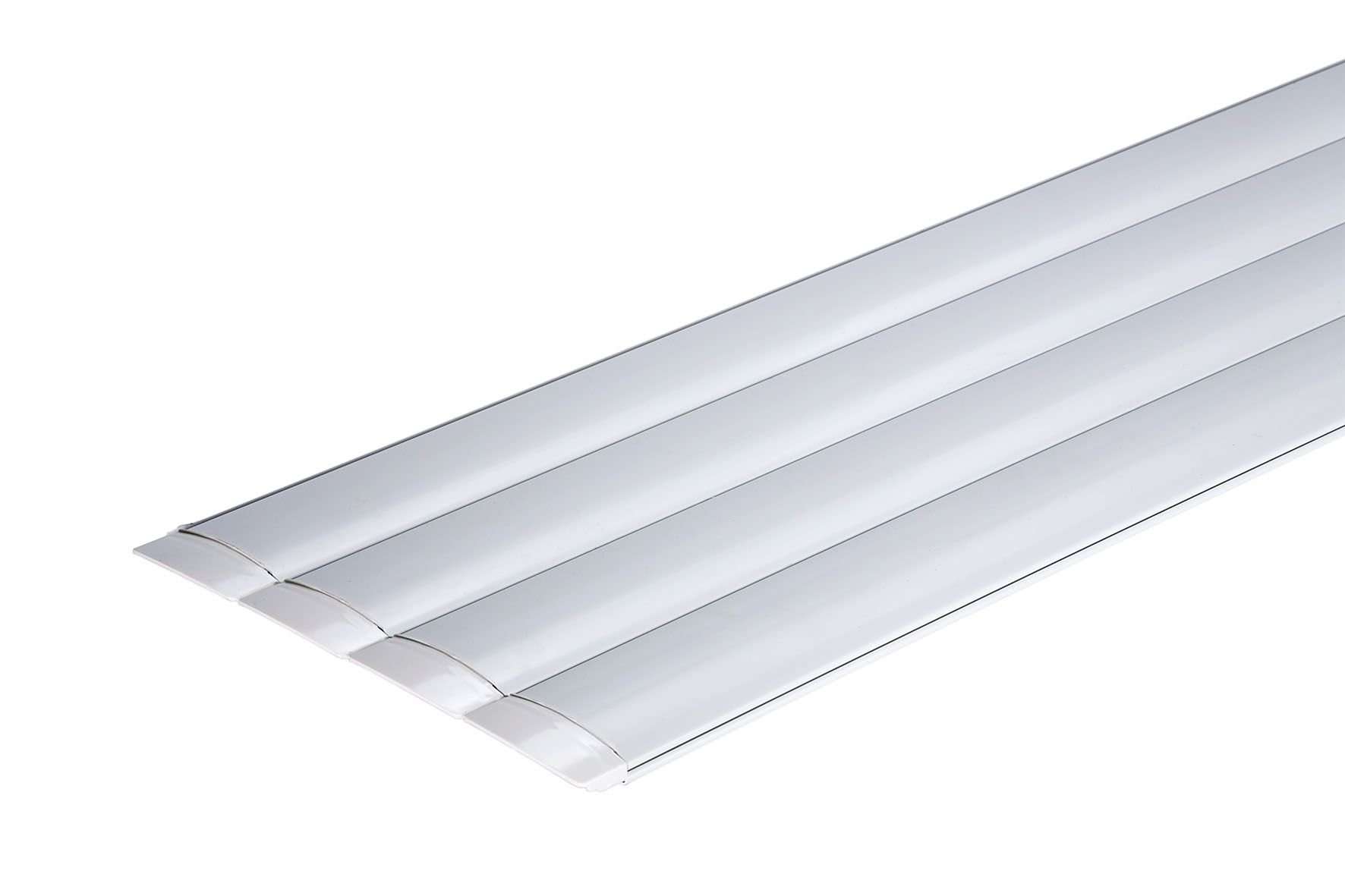 Cubierta automática elevada blanca