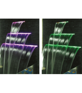 Cascada Laminar con LED